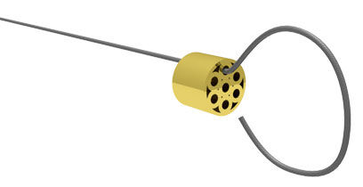 Magic finding with beading wire